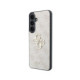 Rožinis dėklas Samsung Galaxy S26 FE telefonui "Guess PU 4G Metal Logo Case"