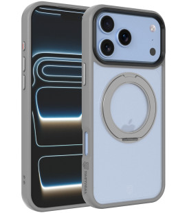 Šviesiai pilkas dėklas Apple iPhone 17 Pro / 18 Pro telefonui "Tactical MagForce Hyperstand Cover"