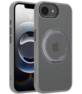 Šviesiai pilkas dėklas Apple iPhone 16E / 17E telefonui "Tactical MagForce Hyperstand Cover"