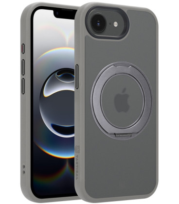 Šviesiai pilkas dėklas Apple iPhone 16E / 17E telefonui "Tactical MagForce Hyperstand Cover"