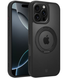 Juodas dėklas Apple iPhone 16 Pro Max telefonui "Tactical MagForce Hyperstand Cover"