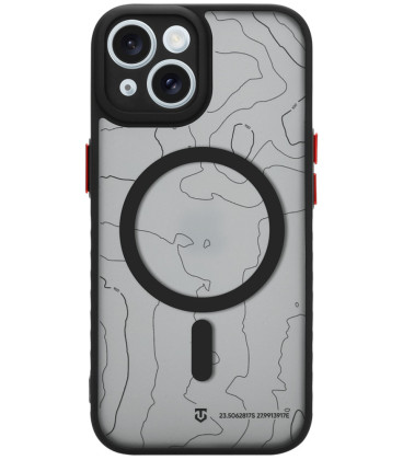 Juodas dėklas Apple iPhone 15 telefonui "Tactical MagForce Warthog Cover"