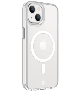 Skaidrus (Sidabrinės spalvos) dėklas Apple iPhone 14 telefonui "Tactical MagForce 2.0 Cover"