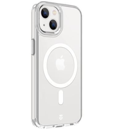 Skaidrus (Sidabrinės spalvos) dėklas Apple iPhone 14 telefonui "Tactical MagForce 2.0 Cover"
