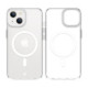Skaidrus (Sidabrinės spalvos) dėklas Apple iPhone 14 telefonui "Tactical MagForce 2.0 Cover"