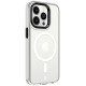 Skaidrus (Juodas) dėklas Apple iPhone 14 Pro telefonui "Tactical MagForce 2.0 Cover"