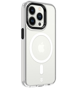 Skaidrus (Juodas) dėklas Apple iPhone 14 Pro telefonui "Tactical MagForce 2.0 Cover"
