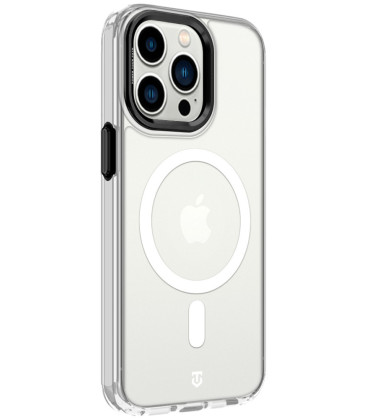 Skaidrus (Juodas) dėklas Apple iPhone 13 Pro telefonui "Tactical MagForce 2.0 Cover"