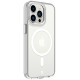 Skaidrus (Sidabrinės spalvos) dėklas Apple iPhone 13 Pro telefonui "Tactical MagForce 2.0 Cover"