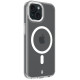 Skaidrus (Sidabrinės spalvos) dėklas Apple iPhone 15 telefonui "Tactical MagForce 2.0 Cover"