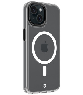 Skaidrus (Juodas) dėklas Apple iPhone 15 telefonui "Tactical MagForce 2.0 Cover"