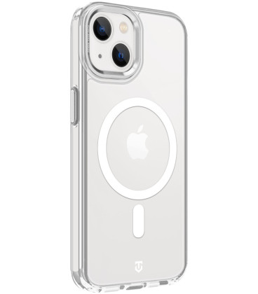 Skaidrus (Sidabrinės spalvos) dėklas Apple iPhone 13 telefonui "Tactical MagForce 2.0 Cover"