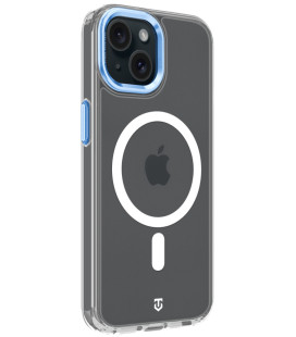 Skaidrus (Mėlynas) dėklas Apple iPhone 15 telefonui "Tactical MagForce 2.0 Cover"