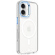 Skaidrus (Mėlynas) dėklas Apple iPhone 16 telefonui "Tactical MagForce 2.0 Cover"
