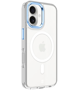 Skaidrus (Mėlynas) dėklas Apple iPhone 16 telefonui "Tactical MagForce 2.0 Cover"