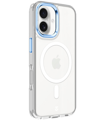 Skaidrus (Mėlynas) dėklas Apple iPhone 16 telefonui "Tactical MagForce 2.0 Cover"
