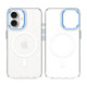 Skaidrus (Mėlynas) dėklas Apple iPhone 16 telefonui "Tactical MagForce 2.0 Cover"