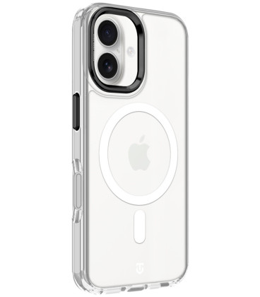 Skaidrus (Juodas) dėklas Apple iPhone 16 telefonui "Tactical MagForce 2.0 Cover"