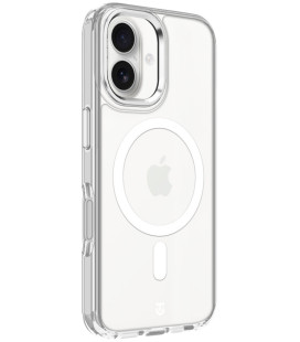 Skaidrus (Sidabrinės spalvos) dėklas Apple iPhone 16 telefonui "Tactical MagForce 2.0 Cover"