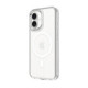 Skaidrus (Sidabrinės spalvos) dėklas Apple iPhone 16 telefonui "Tactical MagForce 2.0 Cover"