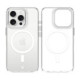 Skaidrus (Sidabrinės spalvos) dėklas Apple iPhone 16 Pro telefonui "Tactical MagForce 2.0 Cover"