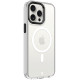 Skaidrus (Juodas) dėklas Apple iPhone 15 Pro Max telefonui "Tactical MagForce 2.0 Cover"