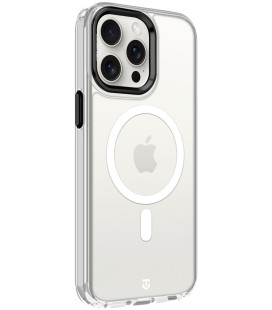 Skaidrus (Juodas) dėklas Apple iPhone 15 Pro Max telefonui "Tactical MagForce 2.0 Cover"