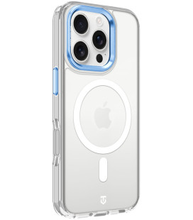 Skaidrus (Mėlynas) dėklas Apple iPhone 16 Pro telefonui "Tactical MagForce 2.0 Cover"
