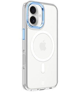 Skaidrus (Mėlynas) dėklas Apple iPhone 17 telefonui "Tactical MagForce 2.0 Cover"
