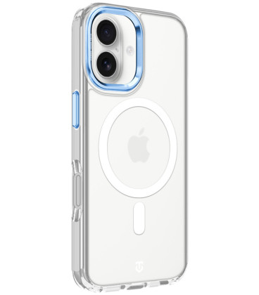 Skaidrus (Mėlynas) dėklas Apple iPhone 17 telefonui "Tactical MagForce 2.0 Cover"