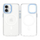 Skaidrus (Mėlynas) dėklas Apple iPhone 17 telefonui "Tactical MagForce 2.0 Cover"