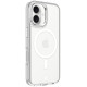 Skaidrus (Sidabrinės spalvos) dėklas Apple iPhone 17 telefonui "Tactical MagForce 2.0 Cover"