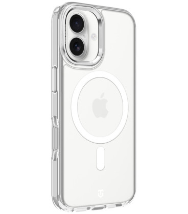 Skaidrus (Sidabrinės spalvos) dėklas Apple iPhone 17 telefonui "Tactical MagForce 2.0 Cover"