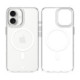Skaidrus (Sidabrinės spalvos) dėklas Apple iPhone 17 telefonui "Tactical MagForce 2.0 Cover"