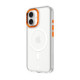 Skaidrus (Oranžinis) dėklas Apple iPhone 17 telefonui "Tactical MagForce 2.0 Cover"