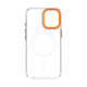 Skaidrus (Oranžinis) dėklas Apple iPhone 17 telefonui "Tactical MagForce 2.0 Cover"