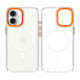 Skaidrus (Oranžinis) dėklas Apple iPhone 17 telefonui "Tactical MagForce 2.0 Cover"