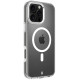 Skaidrus (Sidabrinės spalvos) dėklas Apple iPhone 16 Pro Max telefonui "Tactical MagForce 2.0 Cover"