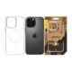 Skaidrus (Sidabrinės spalvos) dėklas Apple iPhone 16 Pro Max telefonui "Tactical MagForce 2.0 Cover"