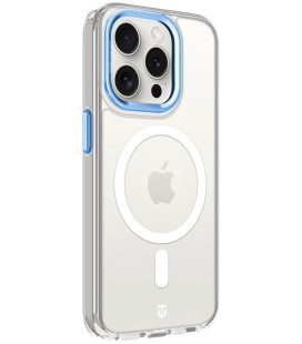 Skaidrus (Mėlynas) dėklas Apple iPhone 15 Pro telefonui "Tactical MagForce 2.0 Cover"