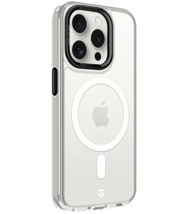 Skaidrus (Juodas) dėklas Apple iPhone 15 Pro telefonui "Tactical MagForce 2.0 Cover"