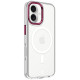 Skaidrus (Burgundy) dėklas Apple iPhone 17 telefonui "Tactical MagForce 2.0 Cover"