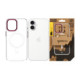 Skaidrus (Burgundy) dėklas Apple iPhone 17 telefonui "Tactical MagForce 2.0 Cover"