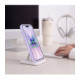 Matinis levandos spalvos dėklas Apple iPhone 17 telefonui "Tech-Protect MagPeak Magsafe CC"