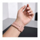 Rožinė apyrankė Apple Watch 8 / 9 / 10 / 11 / 12 / SE / Ultra (44 / 45 / 46 / 49 mm) "Tech-Protect Silicone"