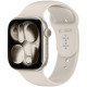 (Starlight) apyrankė Apple Watch 8 / 9 / 10 / 11 / 12 / SE / Ultra (44 / 45 / 46 / 49 mm) "Tech-Protect Silicone"