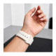 (Starlight) apyrankė Apple Watch 8 / 9 / 10 / 11 / 12 / SE / Ultra (44 / 45 / 46 / 49 mm) "Tech-Protect Silicone"