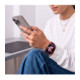 Raudona (Deep Burgundy) apyrankė Apple Watch 8 / 9 / 10 / 11 / 12 / SE / Ultra (44 / 45 / 46 / 49 mm) "Tech-Protect Silicone"