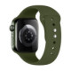 Žalia (Olive Green) apyrankė Apple Watch 8 / 9 / 10 / 11 / 12 / SE / Ultra (44 / 45 / 46 / 49 mm) "Tech-Protect Silicone"