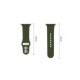 Žalia (Olive Green) apyrankė Apple Watch 8 / 9 / 10 / 11 / 12 / SE / Ultra (44 / 45 / 46 / 49 mm) "Tech-Protect Silicone"